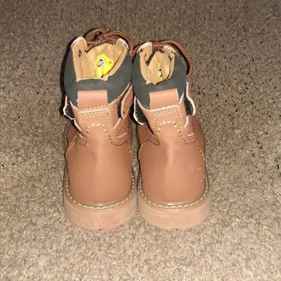CAT Footwear-Oil Resistant Work Boot-Leather Tan/Chestnut-Size 10-NWOB - Picture 5 of 7